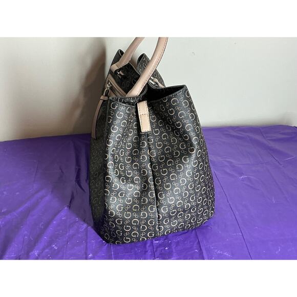 Brown and Tan Guess Tote - Picture 4 of 9